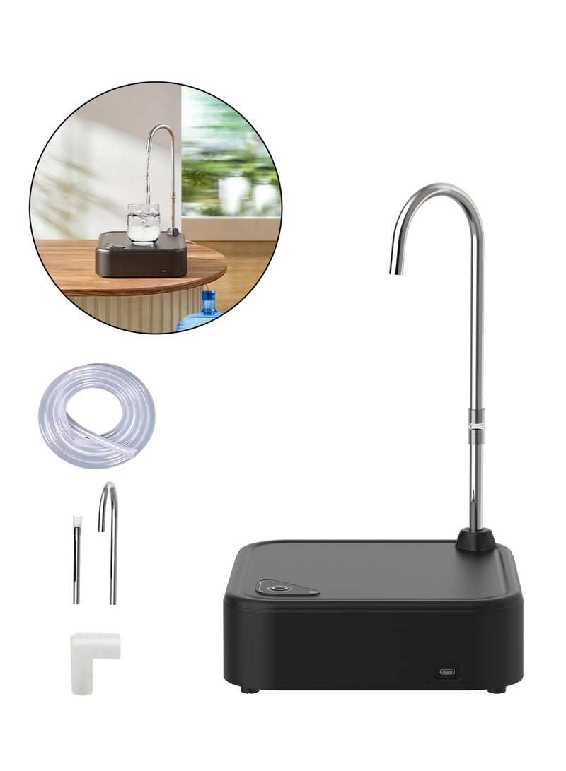 Brutelle Electric Water Dispenser Pump – 600ml/30s Fast Flow, 360° Rotatable Spout, 1200ml Auto Shut-Off, USB Rechargeable 1200mAh Battery, Food-Grade 304 Stainless Steel, Versatile for Pour-Over Coffee, Espresso, Ice Making & Drinking Water - Image 1