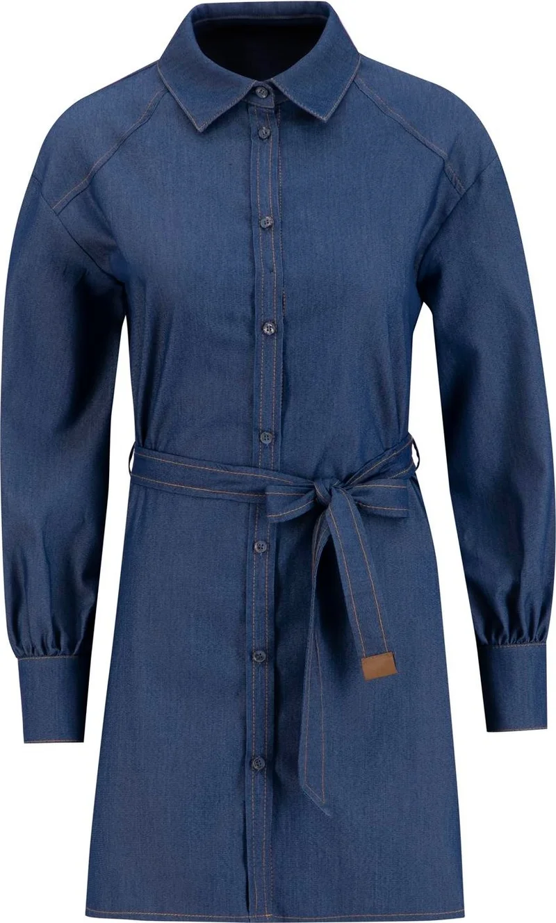 ARMINE Triangle Yoke Denim Tunic 24K4306 Navy Blue