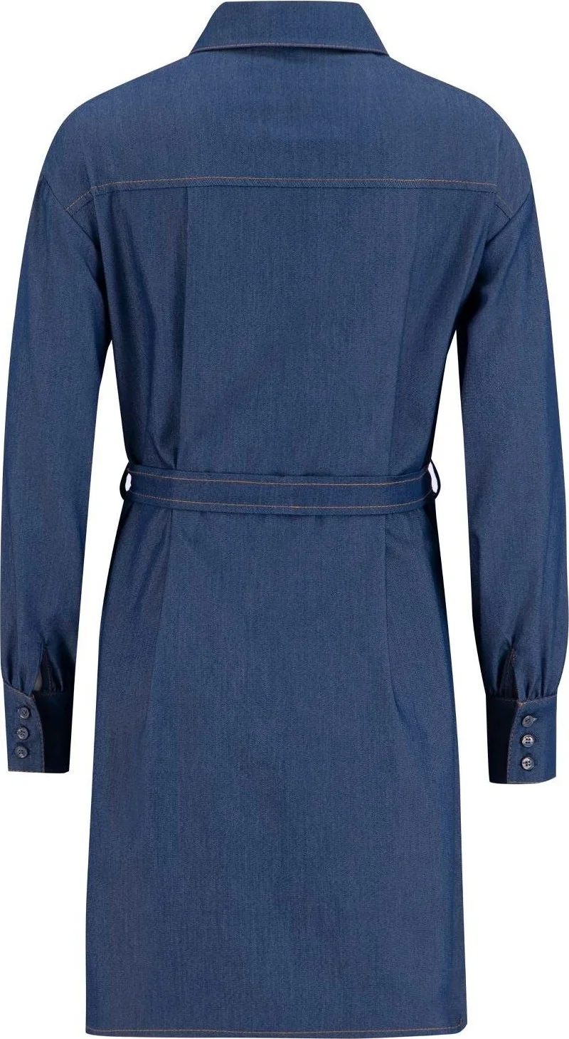 ARMINE Triangle Yoke Denim Tunic 24K4306 Navy Blue