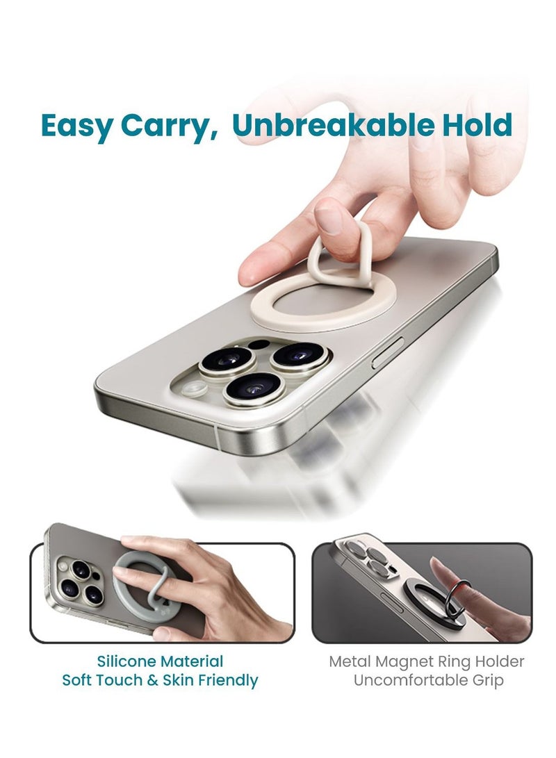 DRIP Mobile Holder with MagSafe Support and Silicone Ring -purple - Image 2