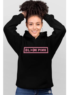 Blackpink Pac Black Hooded Women's Sweatshirt