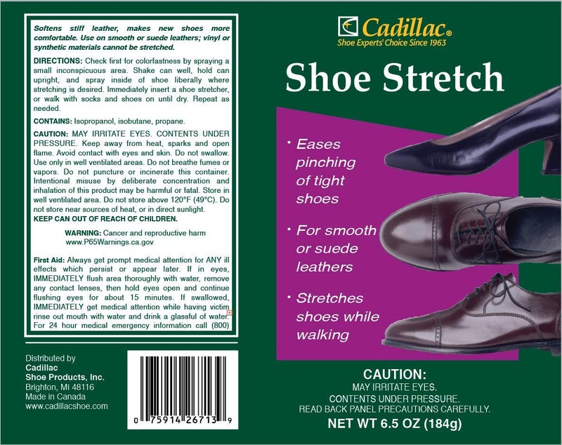 Cadillac Shoe Stretch Spray - Professional Boot & Shoe Stretcher & Softener for Women and Men | Stretch Leather, Suede, Nubuck and Other Footwear for Wide Feet - Image 2