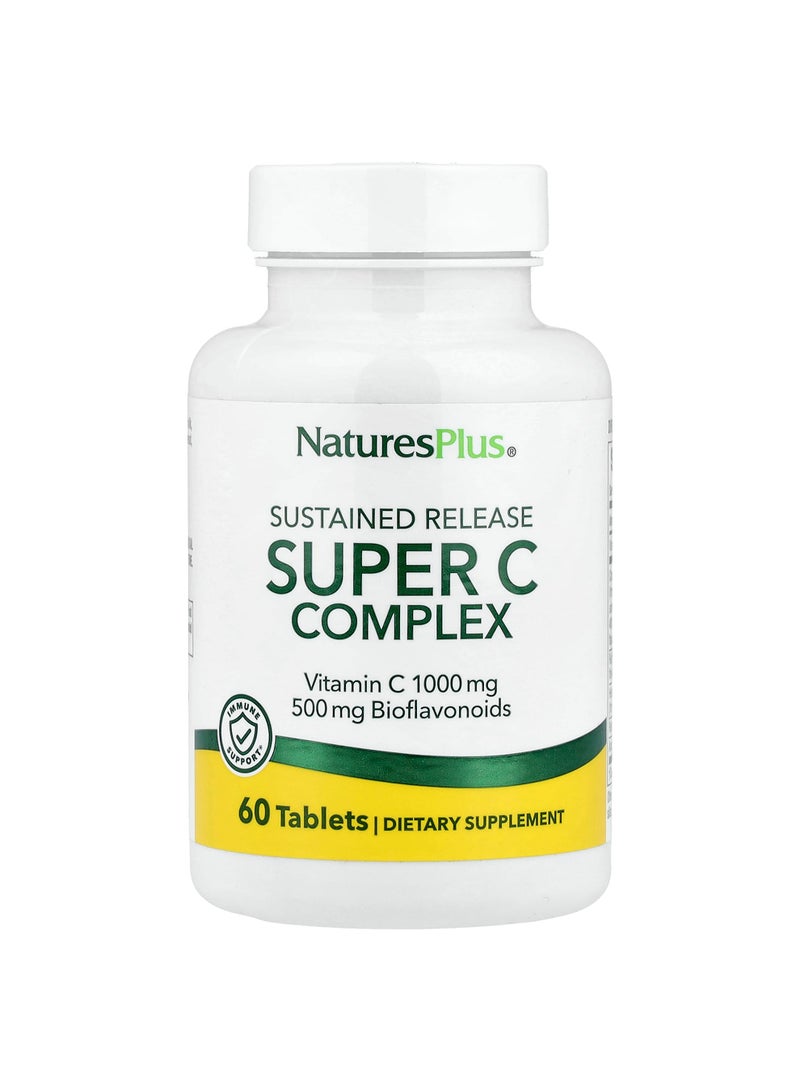 Super C Complex, Sustained Release , 60 Tablets