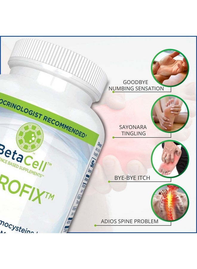 BETACELL BETACELL Neurofix Nerve Support Supplement - 60 Veg Capsules - Image 5