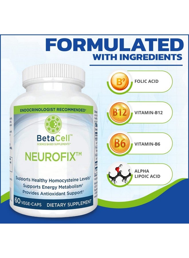 BETACELL BETACELL Neurofix Nerve Support Supplement - 60 Veg Capsules - Image 4