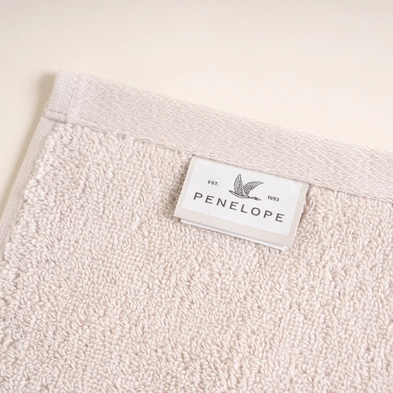 Penelope 100% Cotton Towel 50x90 cm Stone Color - Noa Series