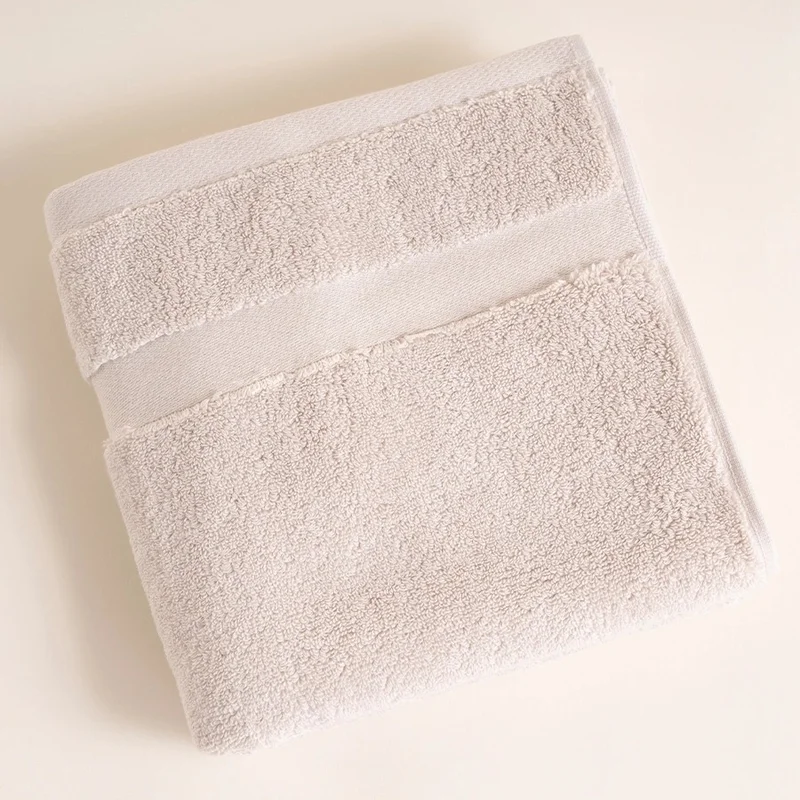 Penelope 100% Cotton Towel 50x90 cm Stone Color - Noa Series