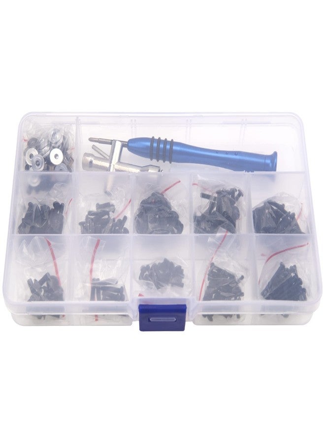 Vgoohobby 357Pcs Universal M2 M2.5 M3 RC Screws Kit Screw Fasteners Gasket Repair Tool Set Compatible with MN D90 D91 MN99S WPL C14 C24 B24 B36 1/12 1/16 RC Car - Image 5