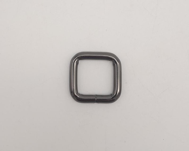 Angel Çanta Aksesuar Angel Bag Accessory Smoke Color 2 cm Square Ring - Image 1