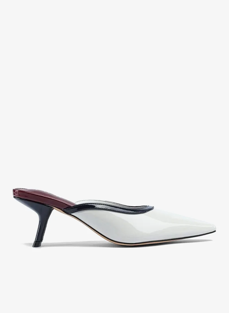 FYOR Stylish Two-Tone Pointed Mule AJ 008