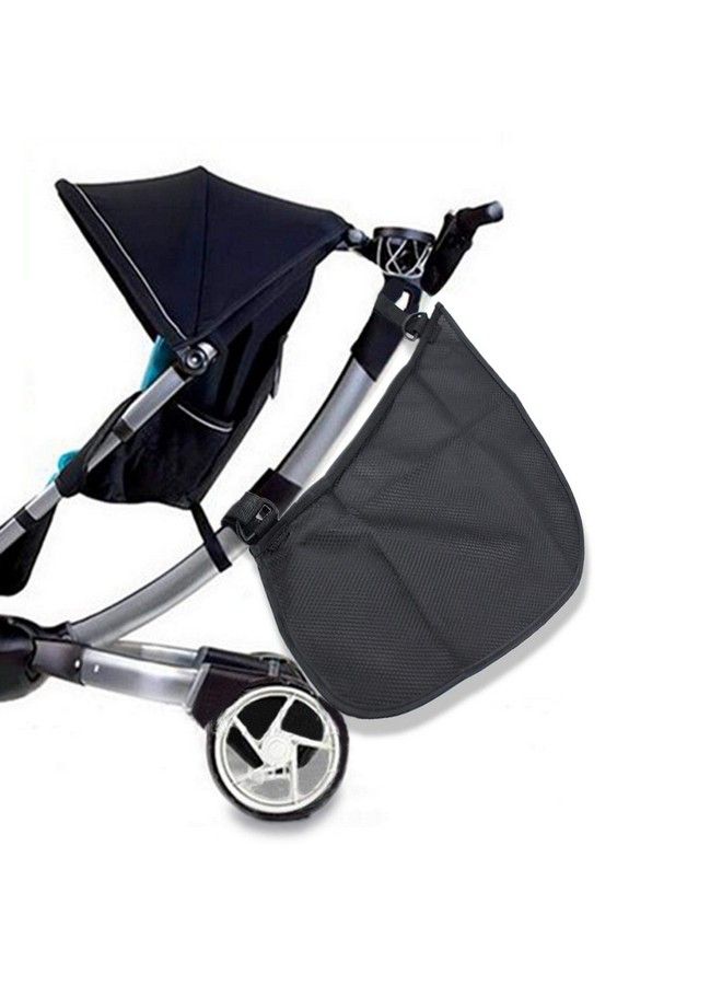 Dogxiong 2 Pack Universal Side Sling Stroller Mesh Cargo Net And Organizer Extra Stroller Storage Space Nonslip And Adjustable Straps - Image 4