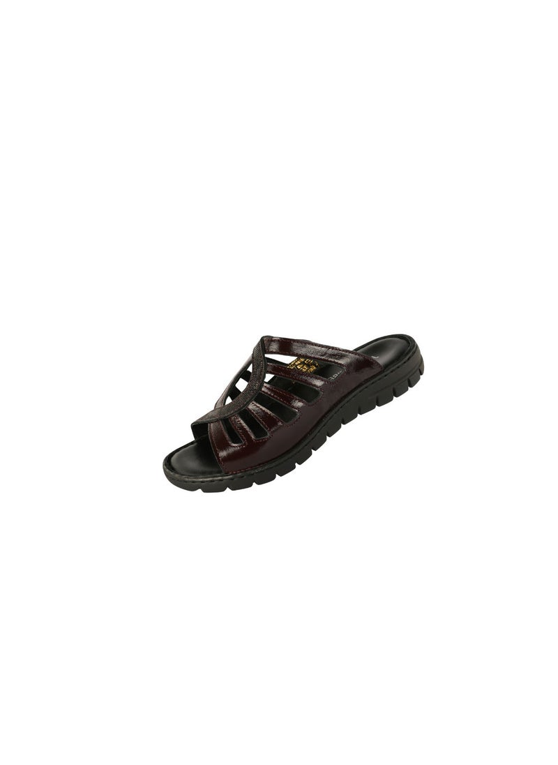 Josef Seibel - Ladies Flat  Sandals 93425-AR Bordo - Image 1