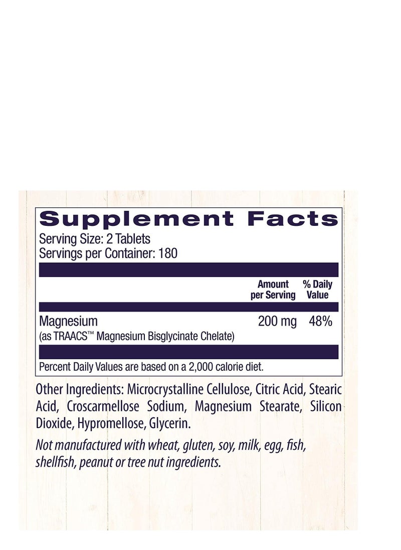 Healthy Origins - Magnesium Bisglycinate Chelate, 360 Count - Image 1