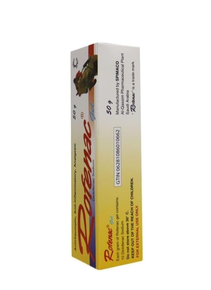 ROFENAC Rofenac Pain Relief Gel 50g  - Image 4
