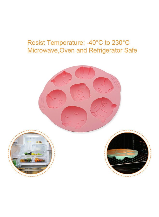 Loquat Silicone Food Baking Molds Pink 23.5 x 3 21.5cm - Image 4