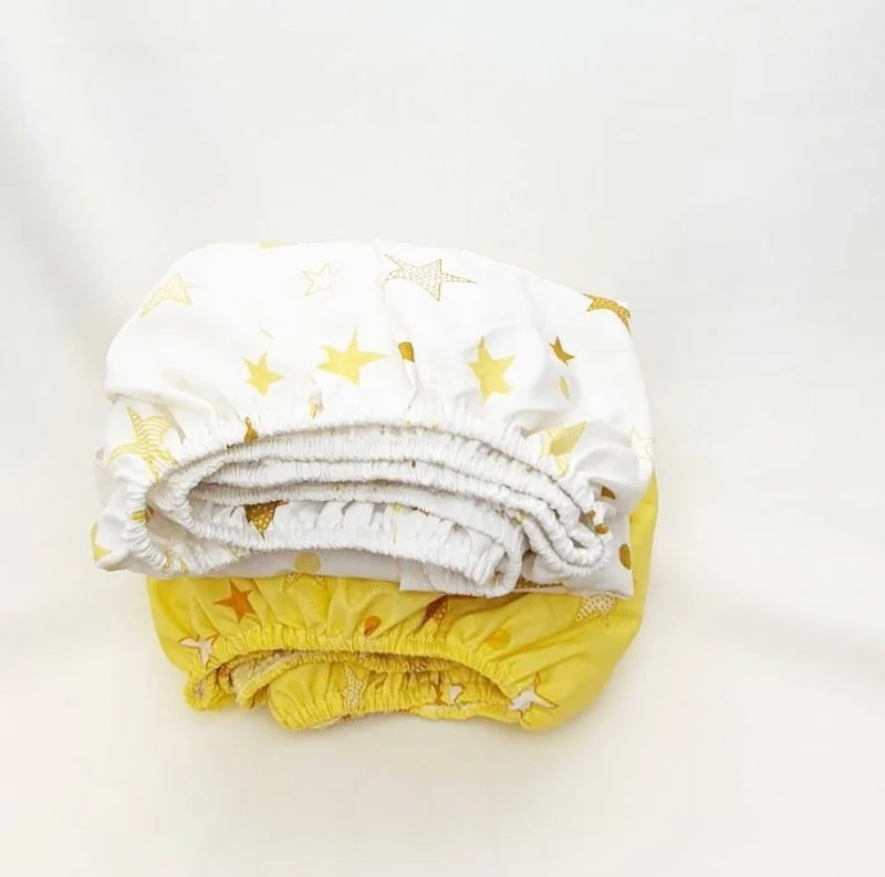 تيني لانس Elastic Fitted Baby Sheet 2 Pack