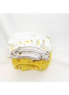 Tiny Plans Elastic Fitted Baby Sheet 2 Pack  - Image 4