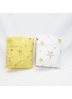 Tiny Plans Elastic Fitted Baby Sheet 2 Pack  - Image 2
