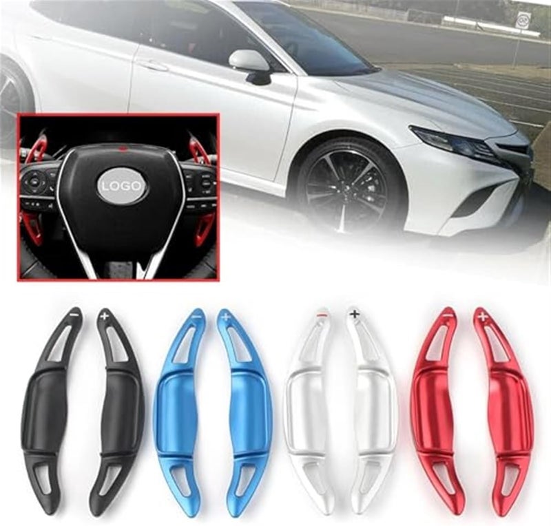 QASULER Aluminum Paddle Shifter for Toyota Camry 2018-2020 - Image 2