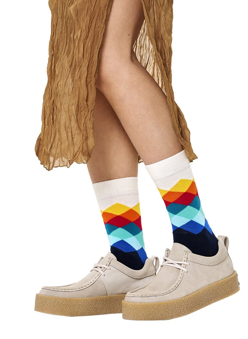 Happy Socks Faded Diamond Sock - Image 3