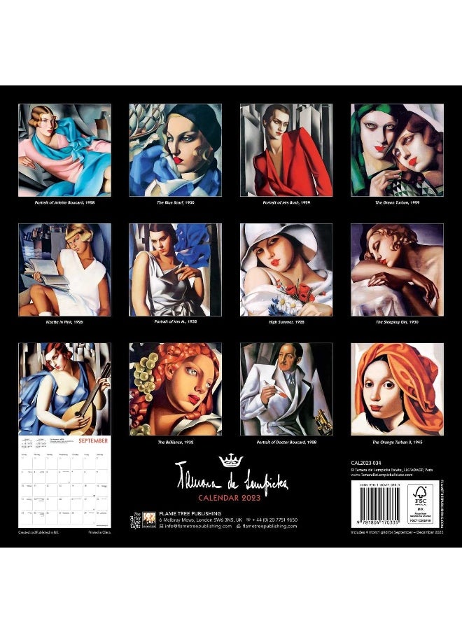 Tamara de Lempicka Wall Calendar 2023 (Art Calendar)  - Image 2