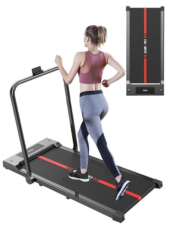 Favarey Walking Pad, Folding Treadmill 2 in 1 Under Desk Treadmill of Compact Space, 2.5HP Quiet Desk Treadmill with Remote Control & LED Display, Installation-Free - Image 1