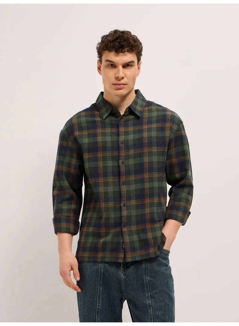 The Bear House  Men’s Long Sleeve Shirt – Classic, Comfortable and Stylish Essential for Work, Travel or Casual Outings for Men | Best Price UAE