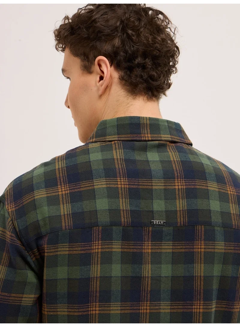 The Bear House  Men’s Long Sleeve Shirt – Classic, Comfortable and Stylish Essential for Work, Travel or Casual Outings for Men | Best Price UAE