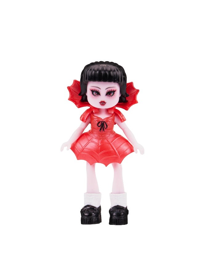 Royale High Core Deluxe 3-Inches Doll Figure with Accessories - Dark Fairy  | Exclusive Virtual Item Code Included | Collectible Figure | Fashion Doll | For Fans, Gamers & Collectors! | Official Licensed Product - Image 5