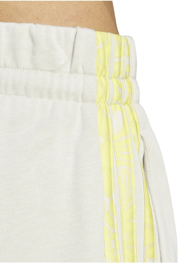 Adidas Essential 3 Stripe Printed Shorts