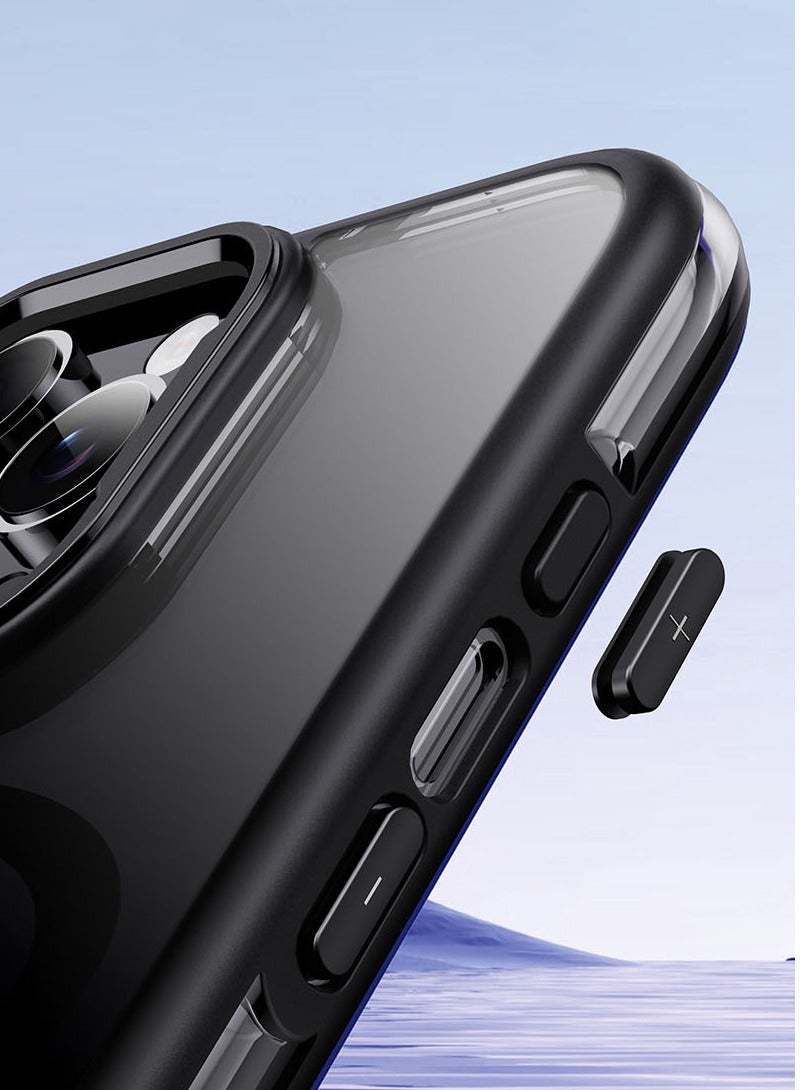 عام غطاء شفاف ناعم لآيفون 16 برو ماكس 6.9 بوصة - حماية كاملة لعدسة الكاميرا، متوافق مع الشحن اللاسلكي ماج سيف، غطاء هاتف من TPU مطلي مقاوم للصدمات - Image 4