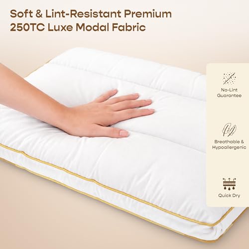 SleepyCat Slim Pillow with Microfiber, Designed for Neck and Spine Alignment | Ideal for Minimal Elevation | Luxe Microfibre Pillow | Machine Washable |1-Piece, Standard Size, 26x16 inches - Image 5