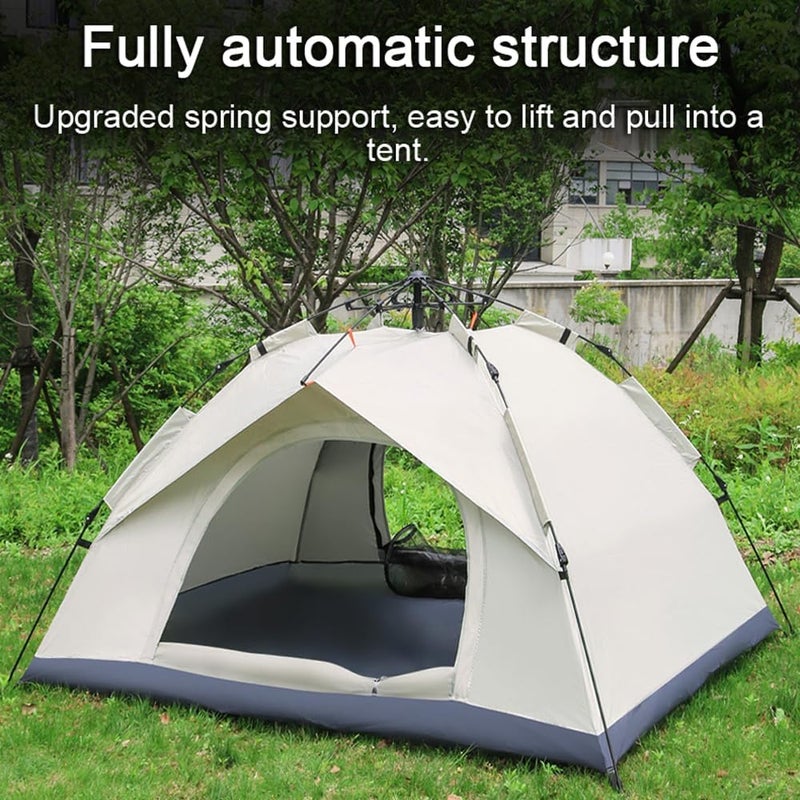 Outdoor Automatic Quick-Opening Camping Tent - Portable Rainproof Shelter for Fishing and Hiking - Image 4