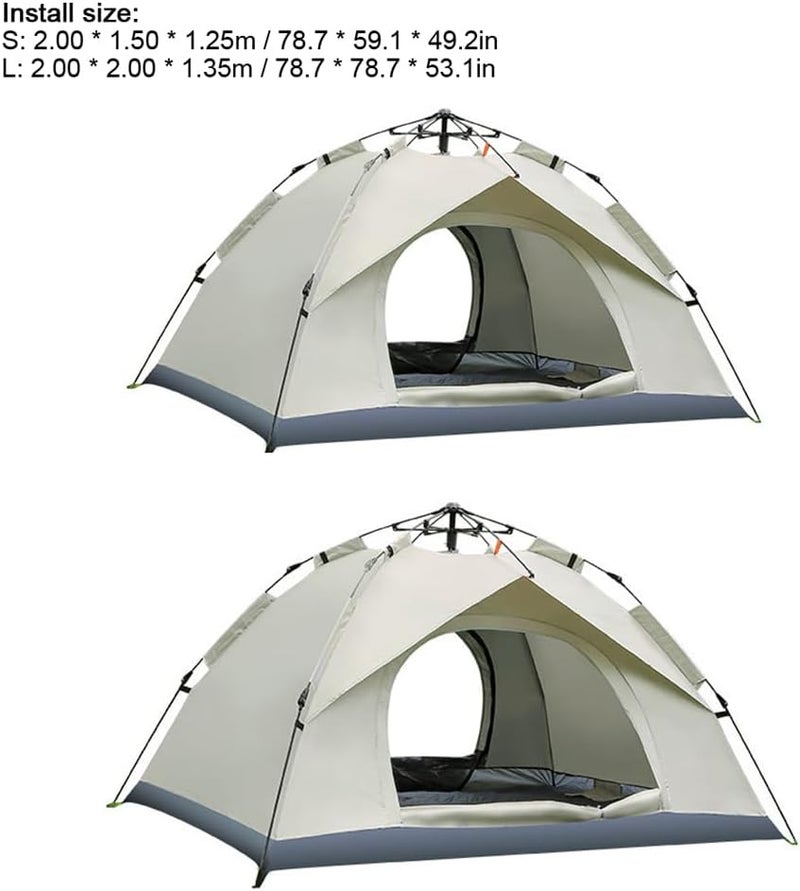 Outdoor Automatic Quick-Opening Camping Tent - Portable Rainproof Shelter for Fishing and Hiking - Image 2