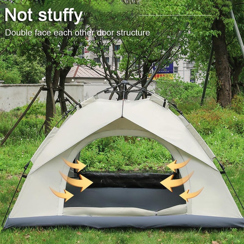 Outdoor Automatic Quick-Opening Camping Tent - Portable Rainproof Shelter for Fishing and Hiking - Image 5