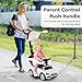 INFANS Licensed Mercedes Benz Push Car for Toddlers by INFANS 3 in 1 Sliding Walking Car with Push Handle Horn Music Underneath Storage FoottoFloor Ride on Toys for Boys Girls White - Image 4