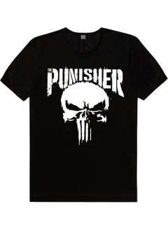 Rock&Roll Punisher Short Black Sleeve T-Shirt  - Image 1