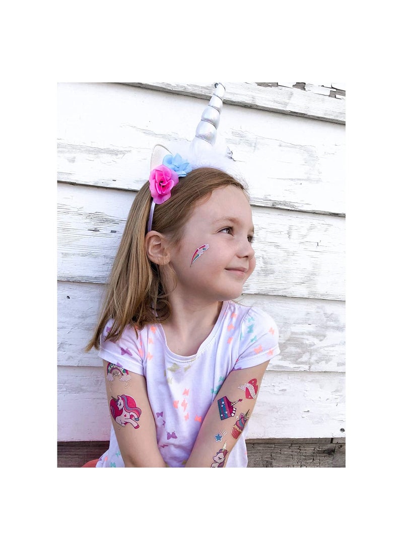 NIBEMINENT Unicorn Temporary Tattoos for Kids 36 styles Boys Girl Craft Party Supplies - Image 5
