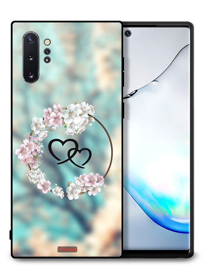 Tolwak Samsung Galaxy Note 10 Plus Protective Case Cover Hearts In Ring Art - Image 1