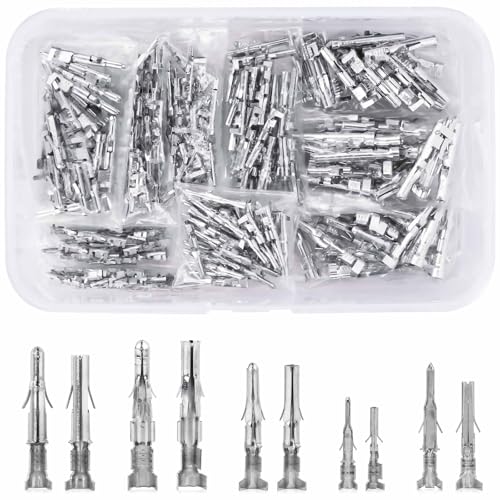 JRready ST6527 150Pairs Pins Terminal Kit 093 062 MiniFit Jr MLX MicroFit Car Automotive Terminals Electrical Pin Connectors 1420AWG 1824AWG 2024AWG Single Pin Sockets Contact Standard Molex - Image 1
