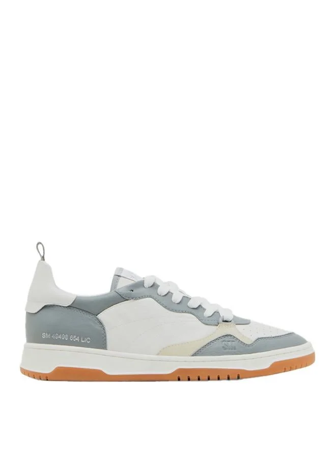 Steve Madden Steve Madden EAST01M1-071 Men's Grey and White Sneakers