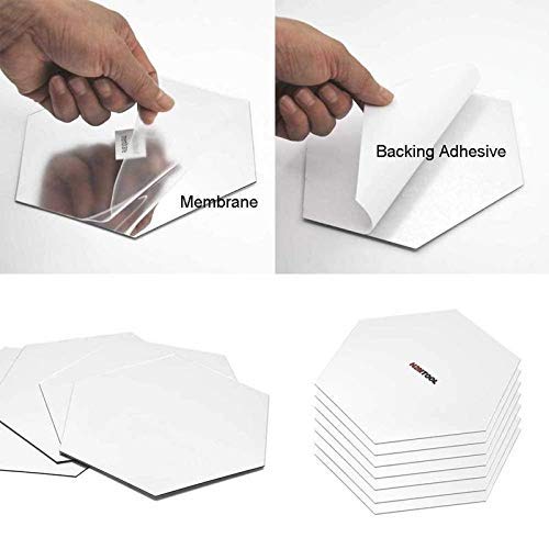 Atulya Arts Atulya Arts Rings And Dots Pack Of 30 3D Acrylic Reusable SelfAdhesive Sticker 3D Acrylic Reusable SelfAdhesive Sticker s For Wall Silver - Image 3