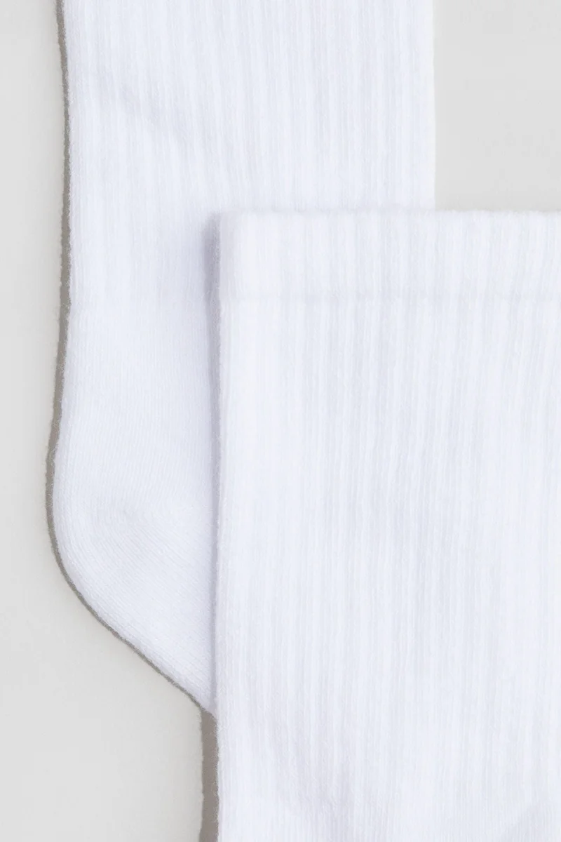 H&M 5-pack ribbed socks