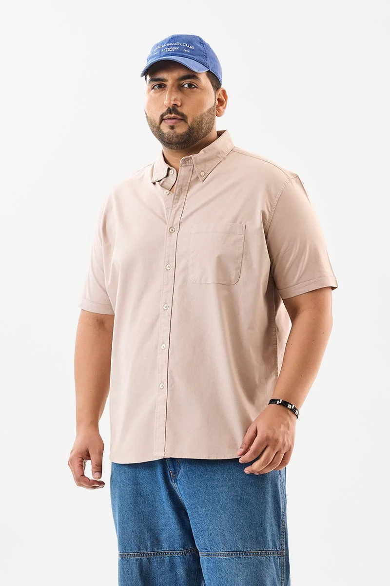 سنيتش قميص مقاس كبير بقصة عادية مطاطي