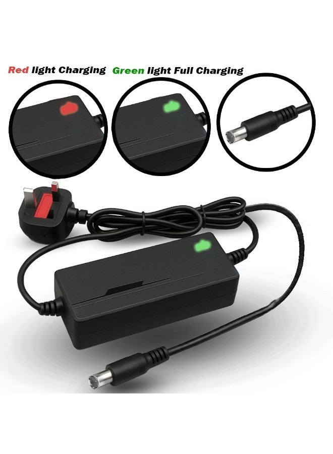 36V الیکٹرک سکوٹر MI لی آئن بیٹری کے لیے 42V 2A فاسٹ چارجر اڈاپٹر | یونیورسل متبادل۔ - Image 2
