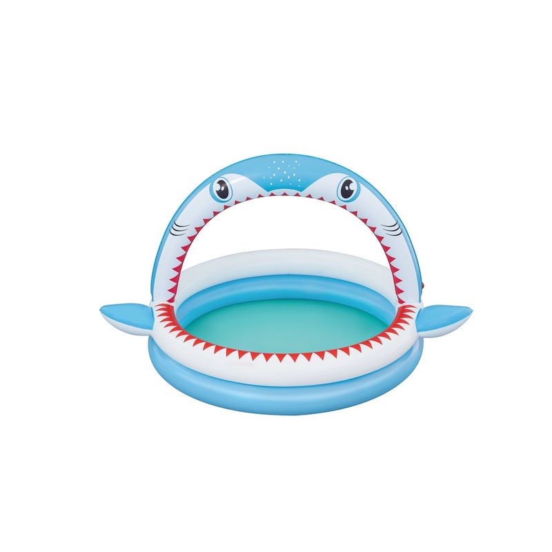 Bestway - Sharktastic Kids Inflatable Sprinker Play Pool - 53157 - Image 1