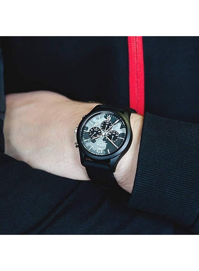 لوراس ساعة رياضية للرجال كوارتز تناظرية بسوار من السيليكون Rt397Hx9 - Image 4