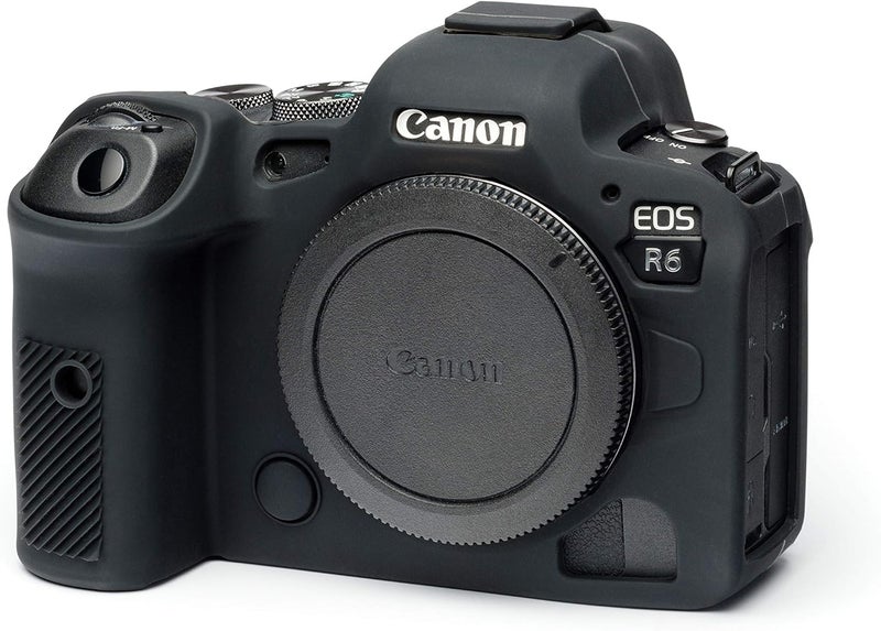 easyCover Silicone Camera Case for Canon R5 / R6 / R6 Mark II - Black - Image 3