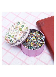 Glass Head Pins Practical Ball Sewing Pins 500 Pcs Color Mixing with Iron Needle Box Pumpkin Insert Tinplate Art Pin Round Fixed for Making Crafts - pzsku/ZBCBFDAB3AE227D890876Z/45/_/1666377958/a218f8ca-3654-49e2-8250-b9805f8f4d96