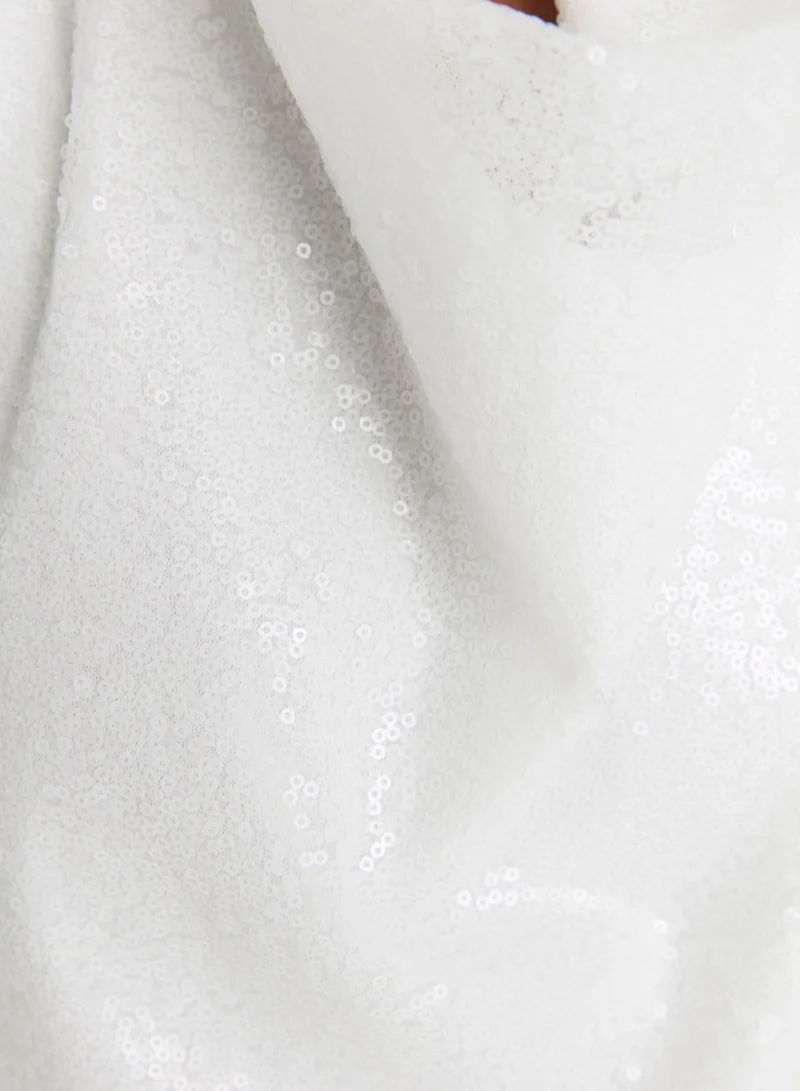 trendyol Halter Neck Sequin Detail Dress